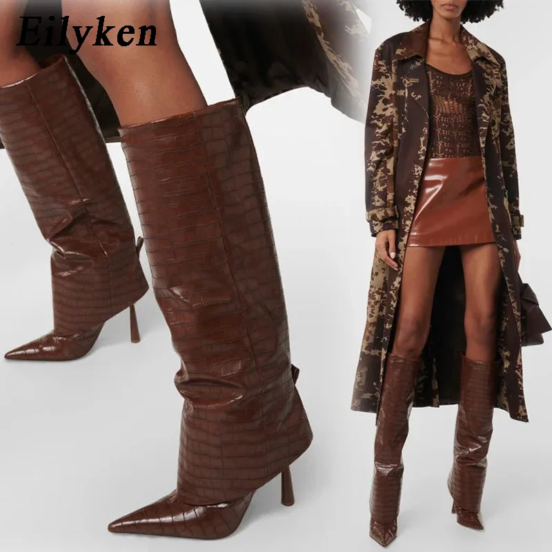 Women'S Fashion Knee High Boots - Eilyken 2027 Bottes hautes pour femmes,