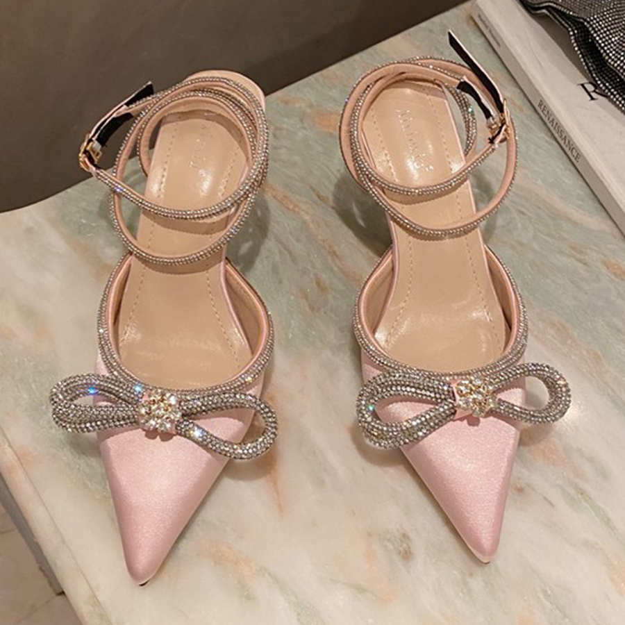Women'S Fashion Korea - Sandales femme à nœud papillon orné