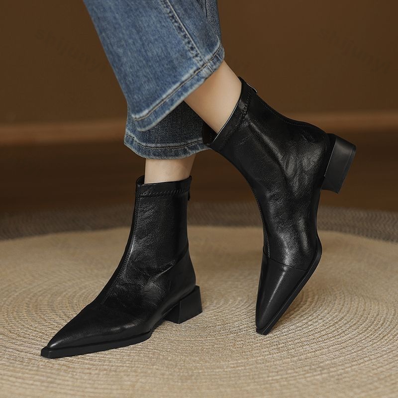 Bottines courtes pointues pour - Women'S Fashion Korea avis et prix