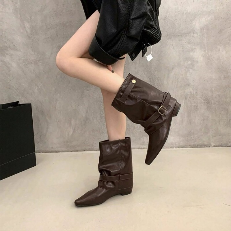 Bottines classiques à bout poi - Women'S Fashion Korea avis et prix