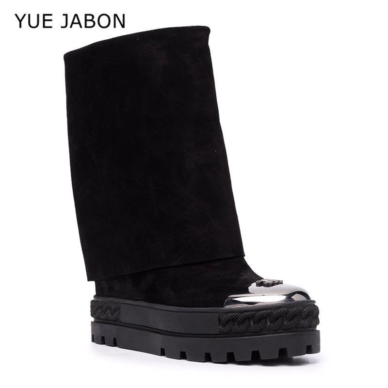 Bottes hautes en daim de vache - Women'S Fashion Jewellery avis et prix