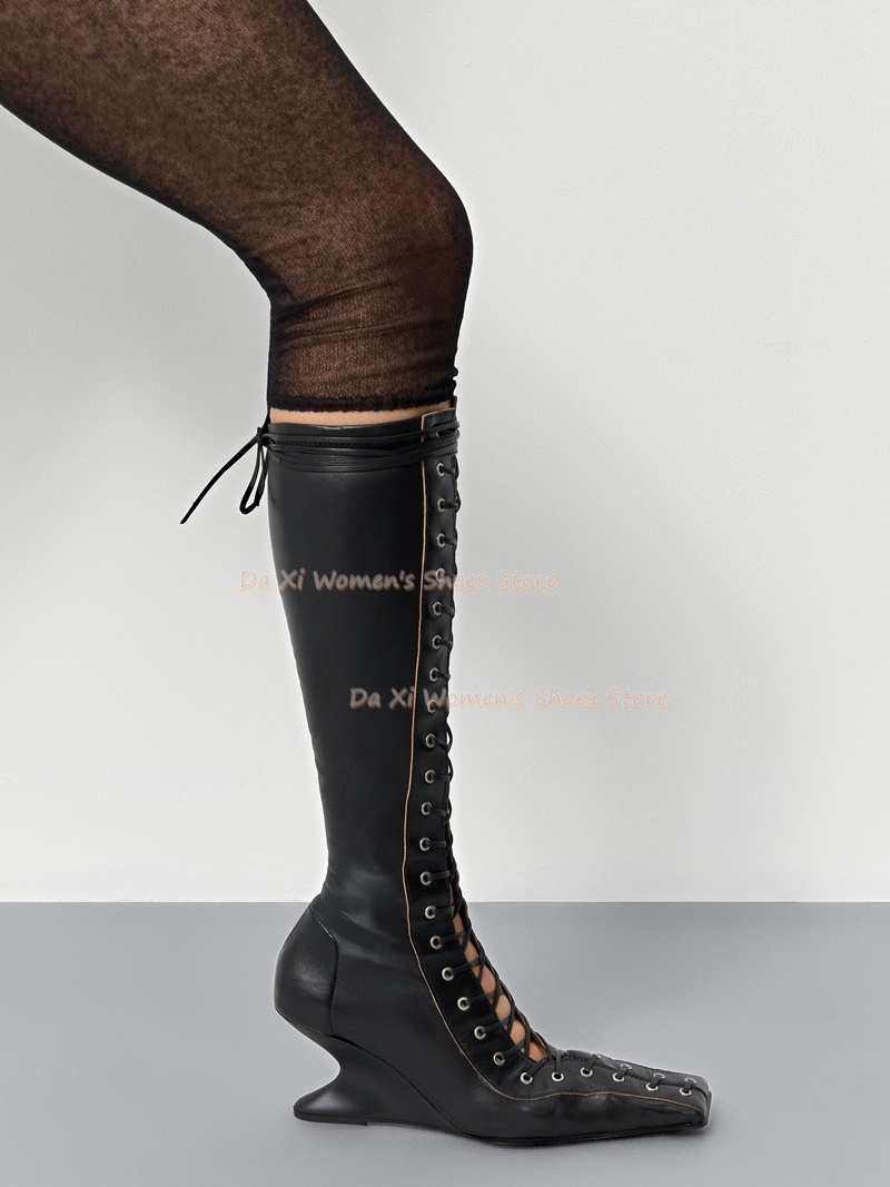 Bottines gothiques montantes p - Women'S Fashion Knee High Boots avis et prix