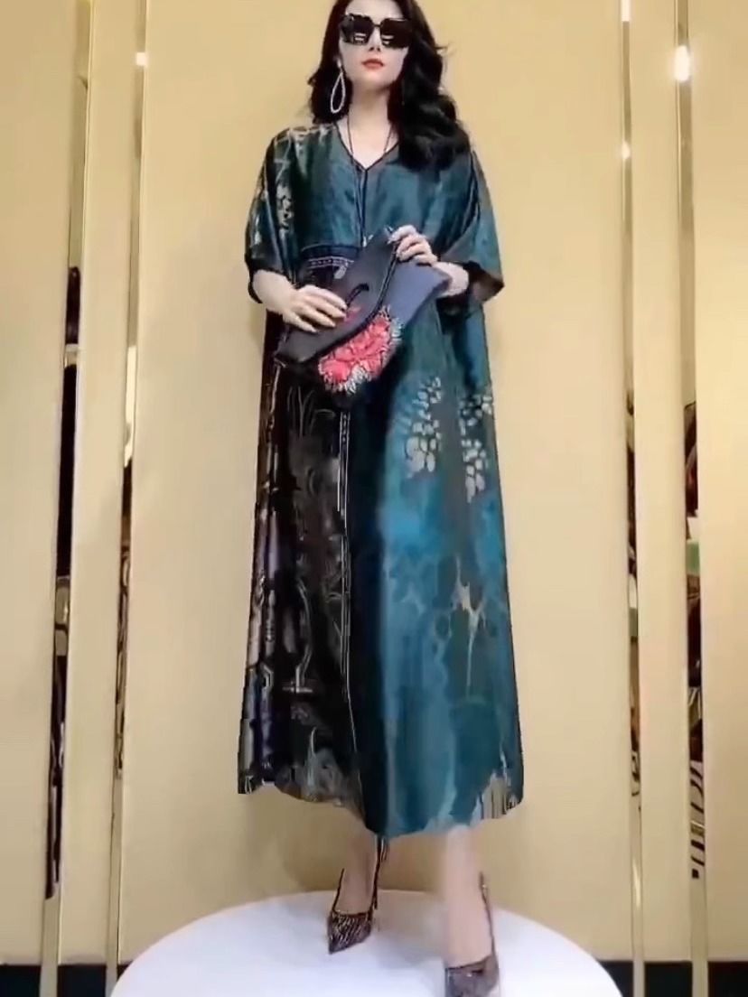 Robe d'été en soie de mûrier g - Women Fashion Dress Names avis et prix
