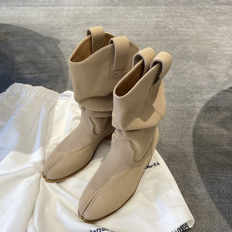 Mode Vintage bottes bout fendu - Women'S Fashion Korea avis et prix
