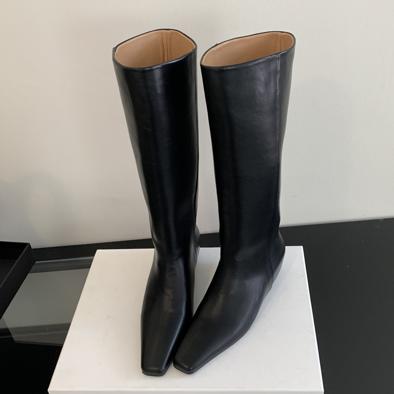 Eilyken cuir souple bout point - Women'S Fashion Knee High Boots avis et prix