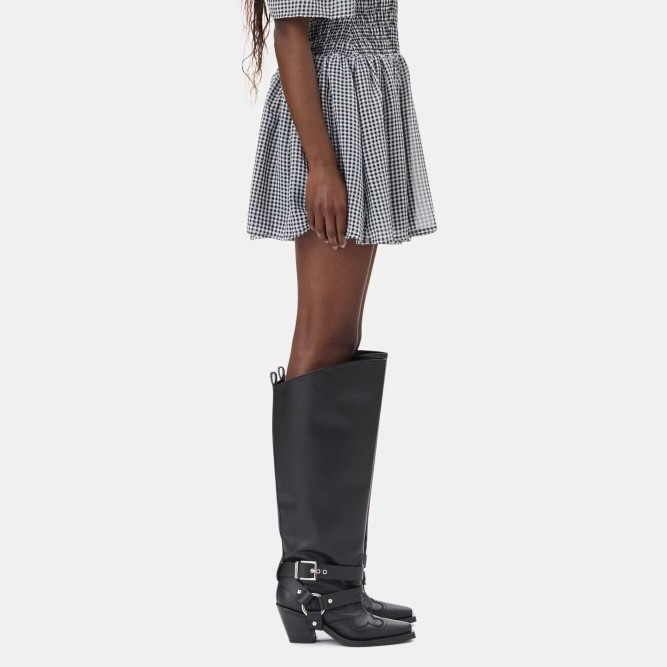 Bottes de Cowboy hautes en cui - Women'S Fashion Knee High Boots avis et prix