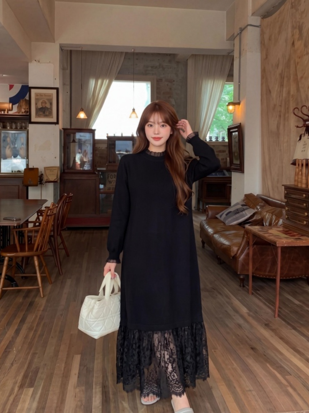 Robe en maille à ourlet en den - Women Fashion Over The Years avis et prix